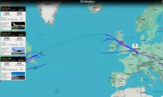 شدت گرفتن تحرکات هوایی آمریکا به سمت ایران / الجزیره هشدار داد + عکس