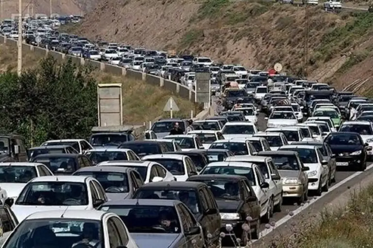 ترافیک سنگین در ورودی‌های تهران / کرج–چالوس تا ۱۸ اسفند مسدود می‌شود