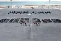 آرایش بیسابقه تجهیزات نظامی در خاورمیانه / افزایش خطر حمله به روایت رسانه آمریکایی آرایش بیسابقه تجهیزات نظامی در خاورمیانه / افزایش خطر حمله به روایت رسانه آمریکایی