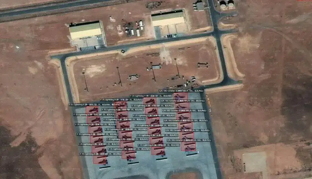 استقرار ۲۴ جنگنده پیشرفته آمریکا در این منطقه لو رفت استقرار ۲۴ جنگنده پیشرفته آمریکا در این منطقه لو رفت