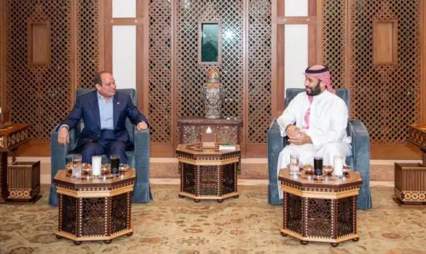 گفتوگوی مهم بنسلمان و رئیسجمهور مصر / ماجرا چیست؟ گفتوگوی مهم بنسلمان و رئیسجمهور مصر / ماجرا چیست؟