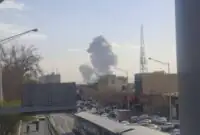 شدت انفجار در خیابان پاستور تهران + عکس