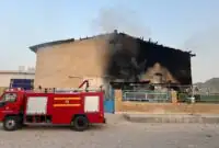 تصاویر دلخراش از مجروحان حمله آمریکا به سالن ورزشی در لامرد + عکس