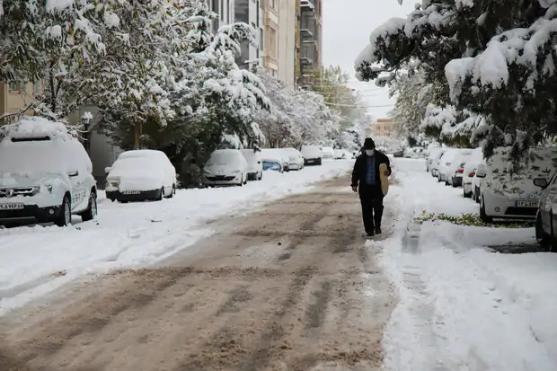 بارش برف و باران در ۱۹ استان