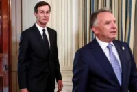 لحظه حرکت ویتکاف و کوشنر به سمت جلسه مذاکرات