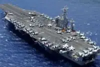 فوری/ حمله موشکی سپاه به ناو آبراهام لینکلن 