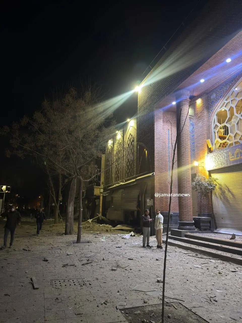 حمله آمریکا و اسرائیل دقایقی قبل به بازار تهران