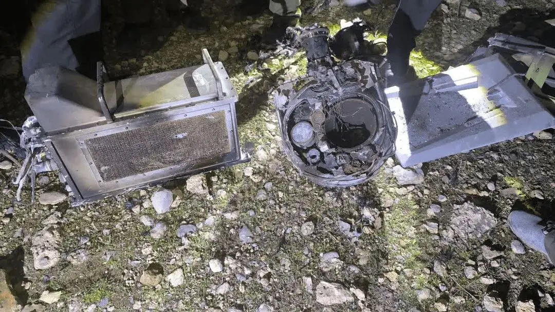 اولین تصاویر از پهپاد سرنگون شده اسرائیل در خرم آباد