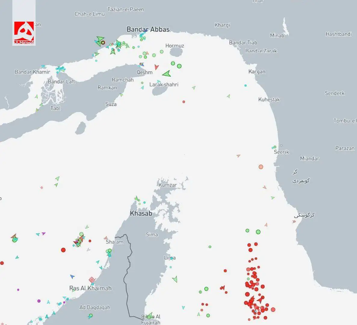 آخرین وضعیت تنگه هرمز، هم اکنون