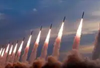 نوشته تلخ روی موشک‌های ایرانی قبل از شلیک به سمت اسرائیل + عکس