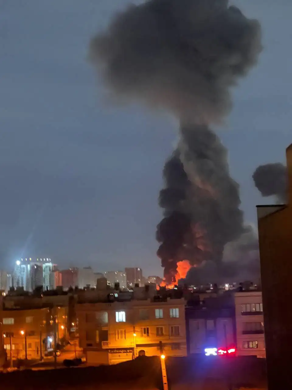 تصویر جهنمی از انفجار‌های شدید در محله کوهک در منطقه ۲۲ تهران