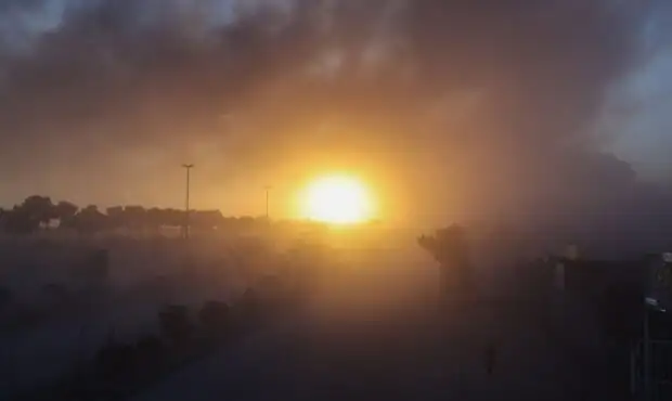 اولین تصاویر از حمله به انبار نفت شهران/ جزئیات حمله به دو انبار نفت