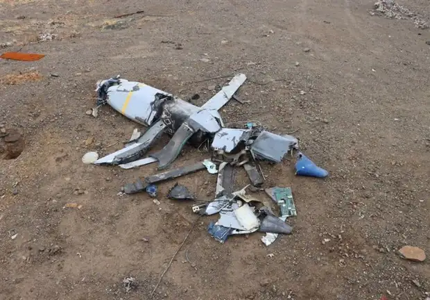 فوری/ پهپاد هرمس اسرائیلی توسط پدافند ارتش منهدم شد+ عکس