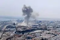 شنیده شدن صدای چند انفجار در بندرعباس