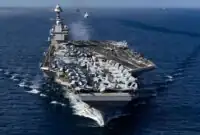 آتش‌سوزی در ناو هواپیمابر «یواس‌اس فورد» و زخمی شدن دو ملوان / سنتکام خبر داد