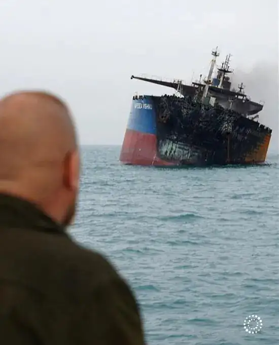 عکس جنجالی رویترز از تنگه هرمز وایرال شد+ تصویر