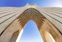 آخرین وضعیت برج آزادی پس از حمله آمریکا و اسرائیل + عکس