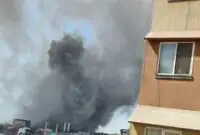 صدای انفجار در همدان/ چند سوله مورد اصابت قرار گرفت