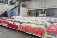 ورود پیکر ۸۴ شهید ناوگروه دنا وارد معراج شهدای تهران