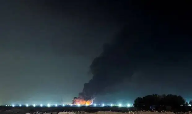 آتش‌سوزی در اطراف فرودگاه بین‌المللی دوبی