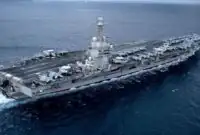 آخرین وضعیت ناو جرالد آر فورد آمریکا پس از آتش‌سوزی / نیویورک‌تایمز روایت کرد