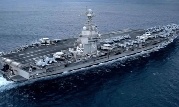 آخرین وضعیت ناو جرالد آر فورد آمریکا پس از آتش‌سوزی / نیویورک‌تایمز روایت کرد