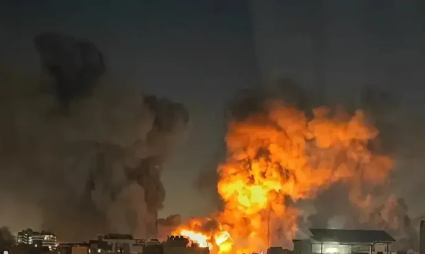 فوری/ حمله هوایی دقایقی قبل در یزد