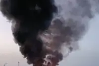 حمله هوایی آمریکا به ساختمان هواشناسی بوشهر