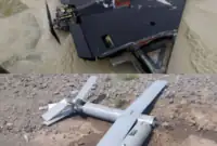 پدافند هوایی ارتش دو پهپاد متجاوز را ساقط کرد