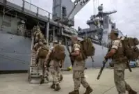 فوری / ورود ۲۵۰۰ تفنگدار دریایی آمریکا به خاورمیانه