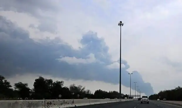 هدف قرار گرفتن مخازن سوخت فرودگاه کویت