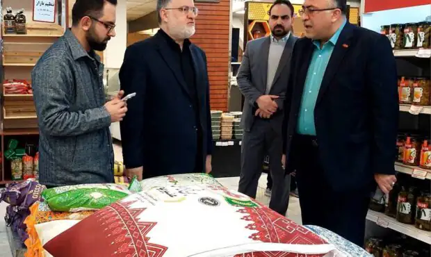 استاندار تهران از روند توزیع کالاهای اساسی در فروشگاه شهروند بازدید کرد