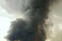 تصویر خوف انگیز از موشکی که به پل B ۱ کرج شلیک شد