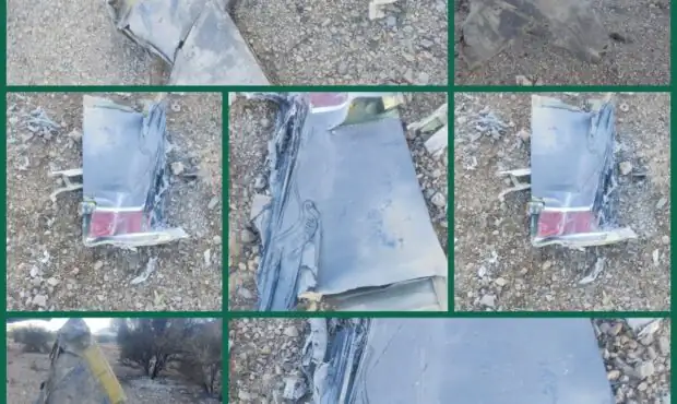 سپاه: سرنگونی  جنگنده اف ۳۵ آمریکا در آسمان مرکزی ایران + تصاویر