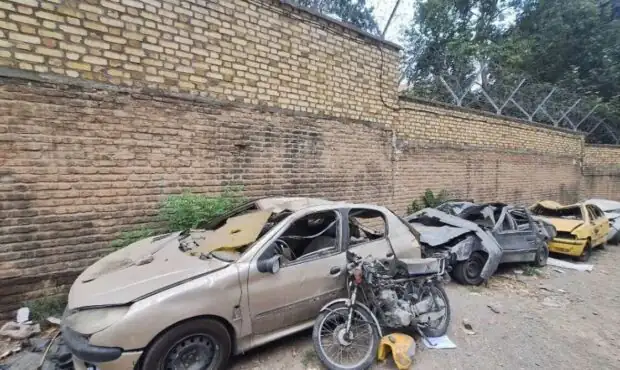 آمار هولناک خودروهای خسارت‌دیده در حملات آمریکا و اسرائیل