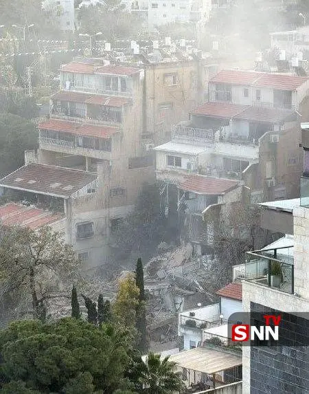 تصویری دیدنی از آثار حمله امروز ایران به حیفا