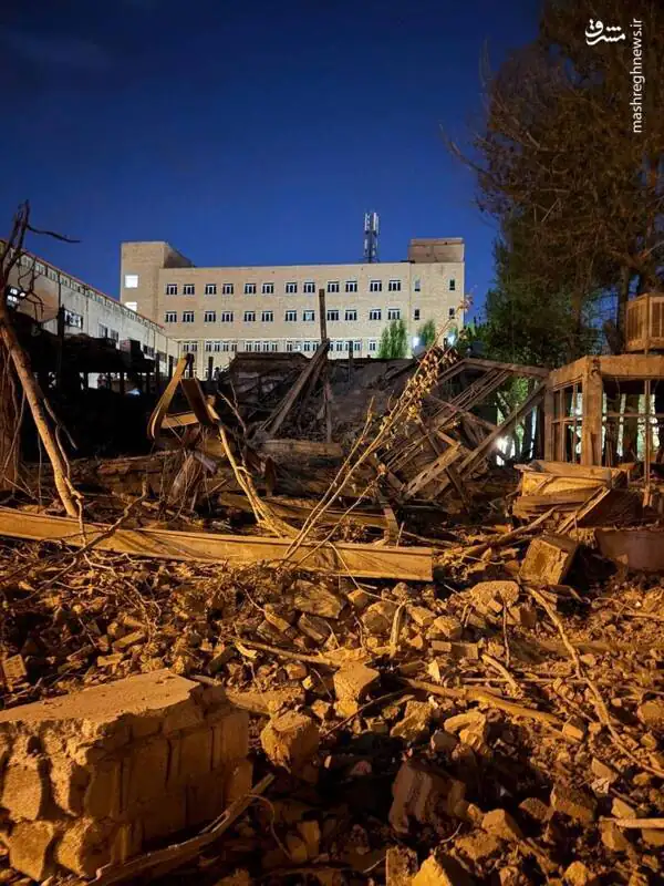 آخرین وضعیت دانشگاه شریف پس از حمله آمریکا و اسرائیل + عکس