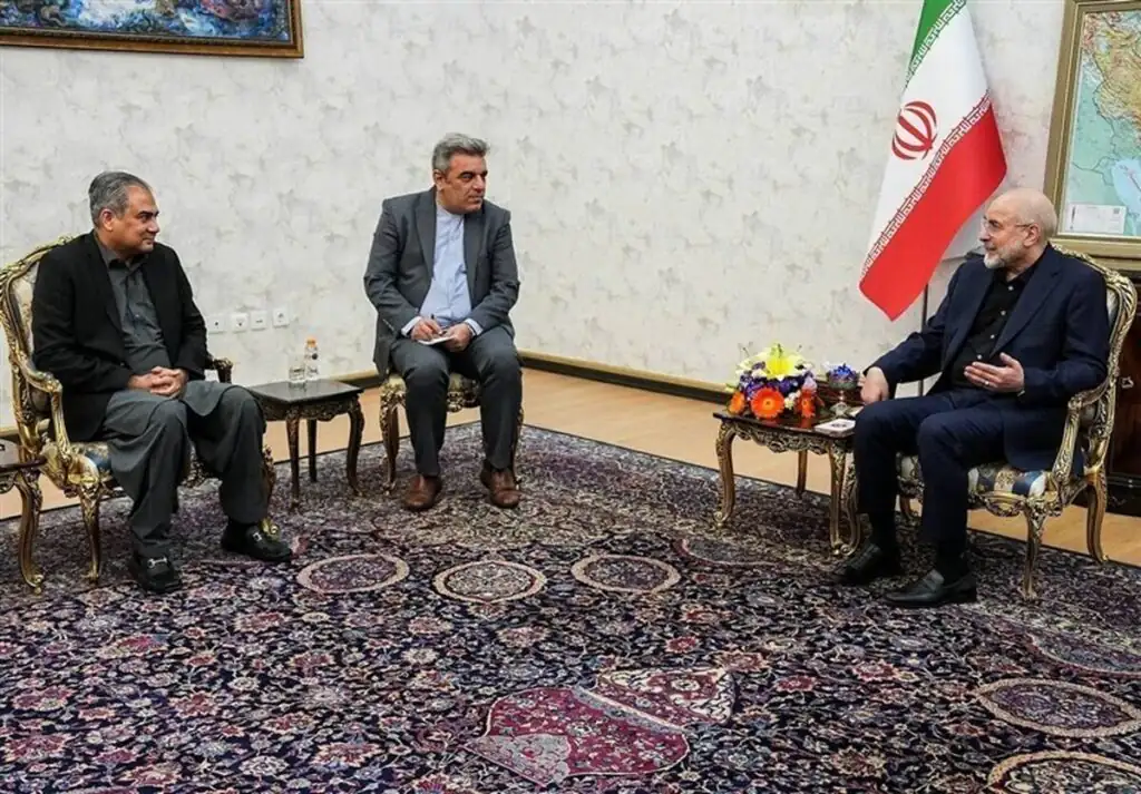 دیدار وزیر کشور پاکستان با قالیباف