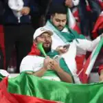 عکس | تصویر رهبر شهید انقلاب روی لباس هواداران ایران در آمریکا