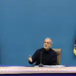 پزشکیان در مراسم گرامیداشت شهید خطیب + عکس