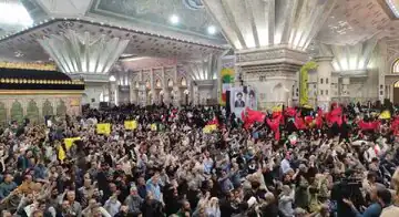 آغاز مراسم سی‌وهفتمین سالگرد بزرگداشت امام خمینی (ره) با حضور مقامات لشکری و کشوری