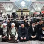 عکسی از نوه‌های امام خمینی در کنار رئیس قوه قضائیه/ محسن رضایی با لباس نظامی آمد+ تصاویر