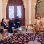 دیدار عراقچی و قالیباف با سلطان عمان/ عکس