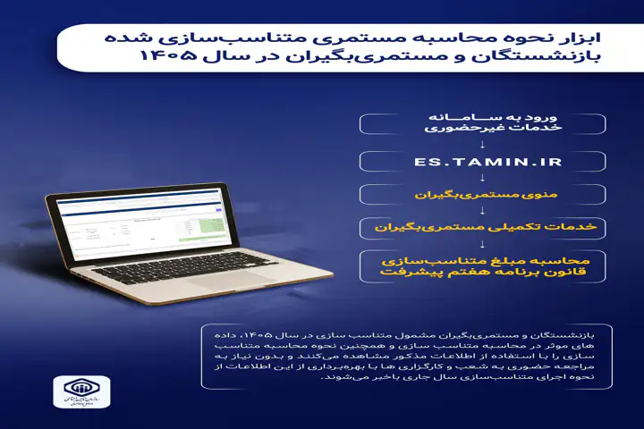اطلاعیه جدید تامین اجتماعی درباره احکام حقوقی بازنشستگان منتشر شد