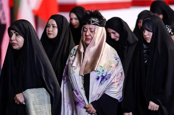 گزارش تصویری اندوه مهمانان خارجی مراسم وداع رهبری