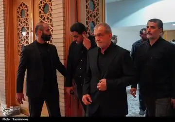 پزشکیان در روضه خانگی لاریجانی/ از بغض وزیر جهادکشاورزی تا حضور نماینده دوره هشتم/ کواکبیان هم بود +تصویر