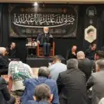 برگزاری مراسم عزاداری در بیت شهیدان لاریجانی/ چه کسانی حضور داشتند؟