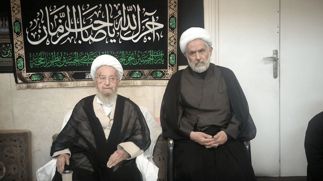 6457929 تصاویری از حضور حسین طائب در بیت دو مرجع تقلید در قم