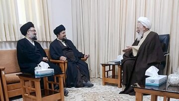 دیدار برادران خمینی با آیت الله العظمی جوادی آملی