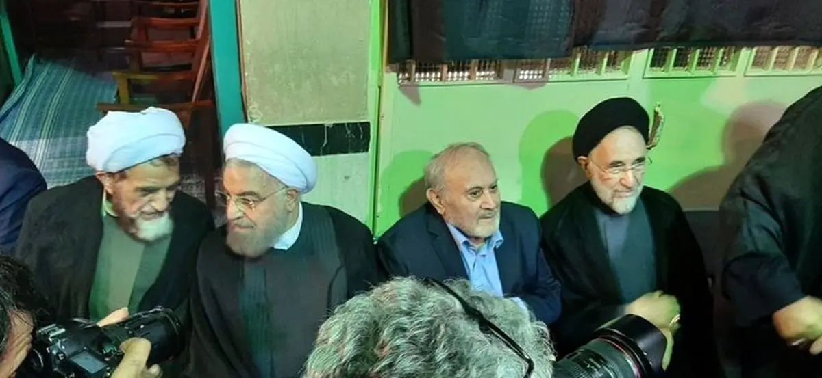 تصویر دیدهنشده از سیدمحمد خاتمی و حسن روحانی در مراسم بزرگداشت تصویر دیدهنشده از سیدمحمد خاتمی و حسن روحانی در مراسم بزرگداشت